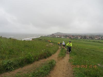 On the cliff top