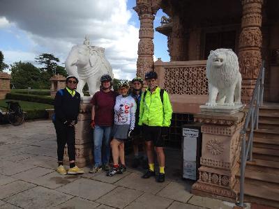 Outside the Temple