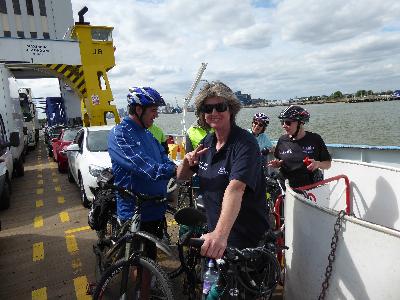 On the Woolwich Ferry