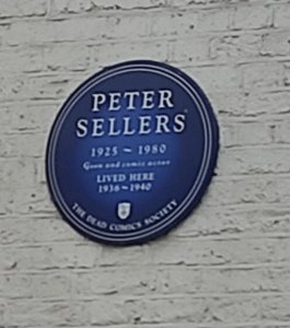 PeterSellers Blue Plaque